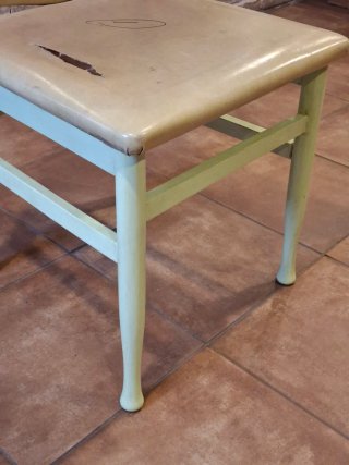 Pareja Sillas Antiguas Restauradas Madera