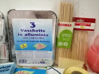 Lotto monouso per la cucina