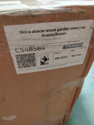 Sklum Sillón de jardín en madera de acacia Noira