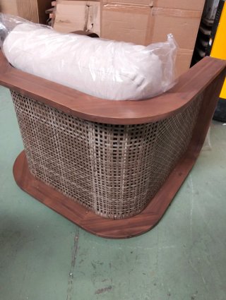 Sklum Sillón de jardín en madera de acacia Noira