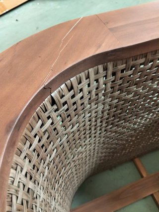 Sklum Sillón de jardín en madera de acacia Noira