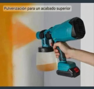 Pistola Pintura Spray Batería Recargable