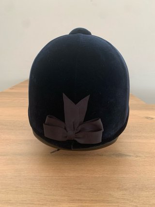 Casco de montar azul marino