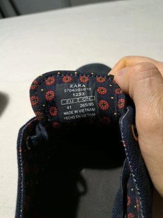 Zapatillas Zara Hombre Azul Marino sin estrenar