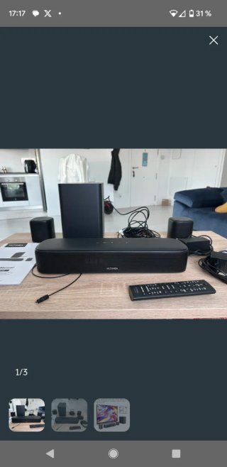 Barra de sonido Ultimea Aura 30+