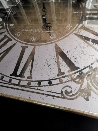 Reloj de pared espejo vintage Libra Vienna 3D