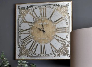 Reloj de pared espejo vintage Libra Vienna 3D