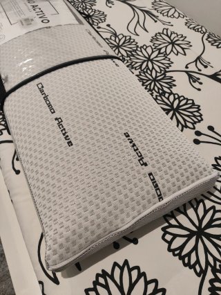 Almohada NUEVA Viscoelástica Carbono Activo 90cm.