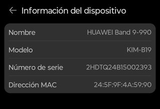 Huawei Band 9 Azul Marino Correa Nylon