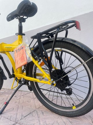 Bicicleta Plegable Amarilla Nueva