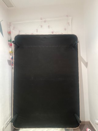 Pack Cama 135x190: Colchón + Base Tapizada