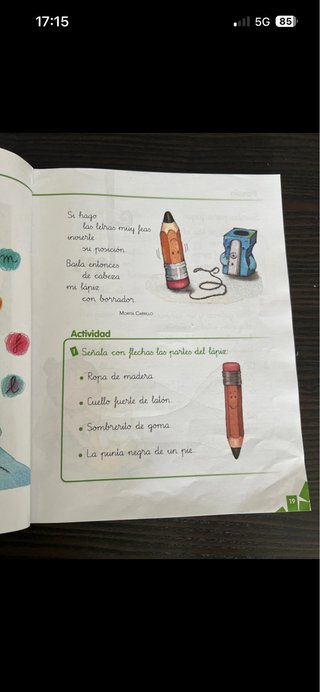 Milhojas, 1 Primaria lecturas antología