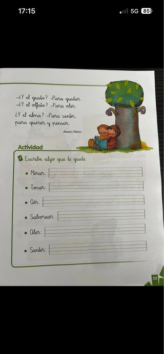 Milhojas, 1 Primaria lecturas antología