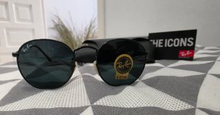 Gafas de sol Ray-Ban negras redondas