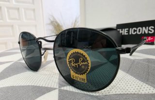 Gafas de sol Ray-Ban negras redondas