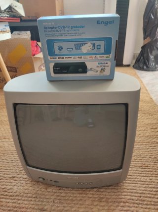 Televisión Philips Beige + TDT Engel