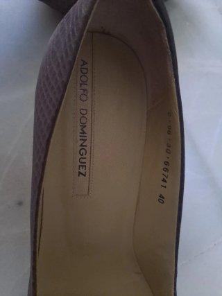 Zapatos Adolfo Domínguez Piel Talla 38