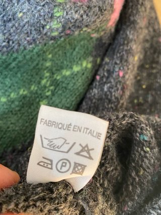 Cardigan di lana vintage uomo taglia L