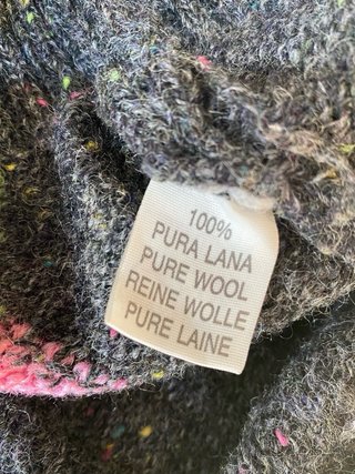 Cardigan di lana vintage uomo taglia L