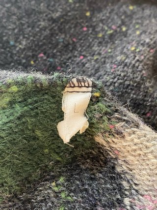 Cardigan di lana vintage uomo taglia L