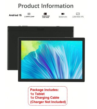 Tablet PEICHENG YQ10S Android 15 64GB