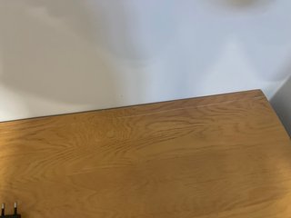 Mesita auxiliar madera y metal