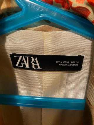 Americana floral Zara verde multicolor