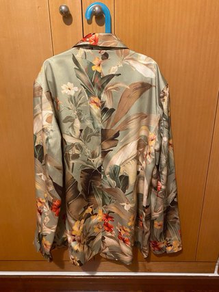 Americana floral Zara verde multicolor