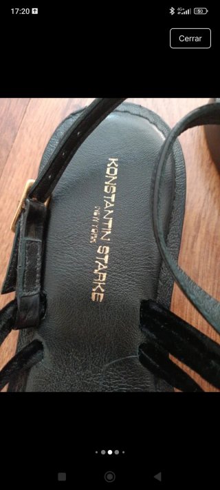 Sandalias Konstantin Starke Negras