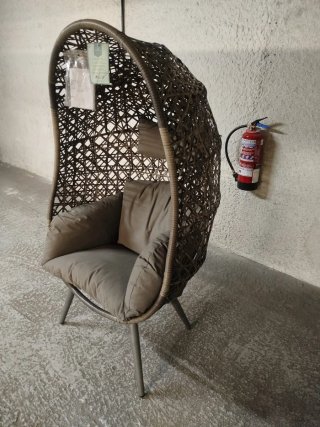 Sillón Cueva Jardín/Terraza Gris
