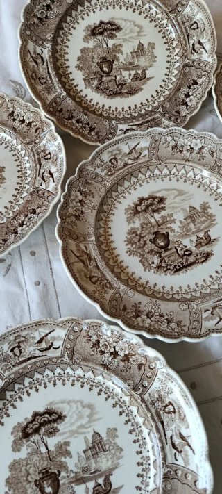 6 piatti Canova 1830 19cm