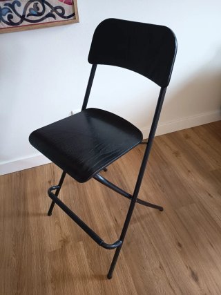 Silla Plegable Ikea Franklin Negra