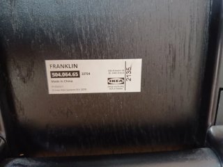 Silla Plegable Ikea Franklin Negra