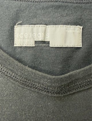 T-shirt Ice Jeans nera taglia unica