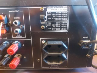 Equipo Sonido Yamaha Vintage Negro