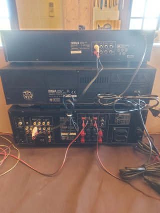 Equipo Sonido Yamaha Vintage Negro