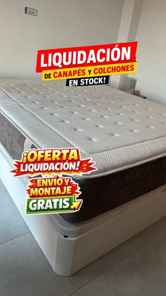Canapé y colchón