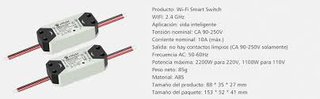 5 Módulos WiFi Domótica Emylo