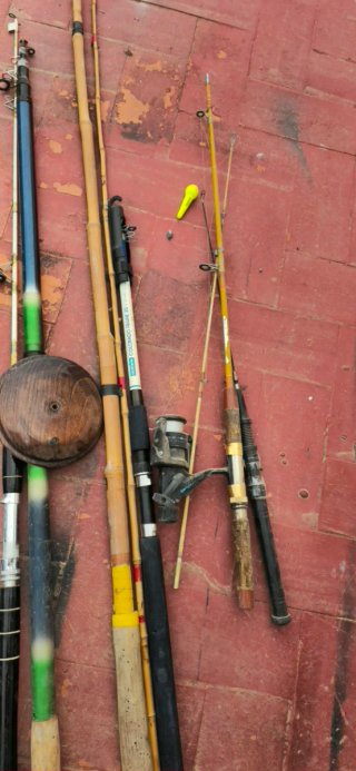 Pack de pesca: cañas y carretes