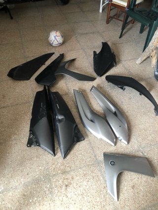 Plásticos Yamaha T-Max 2008-2011 Plata
