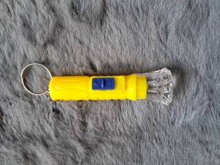 Mini Torcia Portachiavi LED Gialla