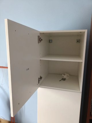 Mueble de baño blanco 2 puertas y 2 cajones(GIJÓN)