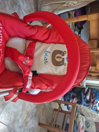 Hamaca bebé con diseño de oso