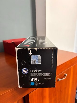 2 Tóner HP Original 415X Negro y Cyan Nuevos