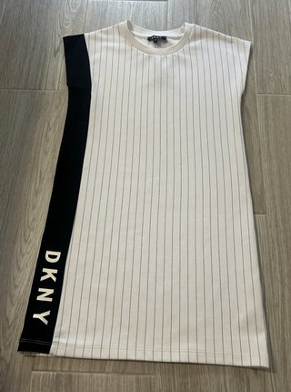 Vestido DKNY Talla 14 Rayas Negras