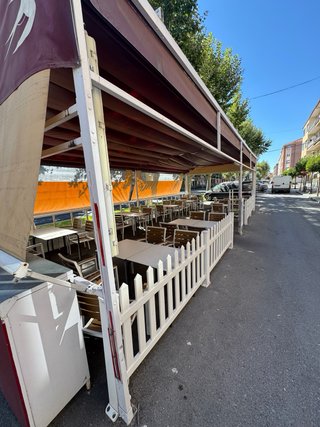 Terraza restaurante 4,50 x 10,50m