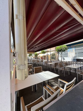 Terraza restaurante 4,50 x 10,50m