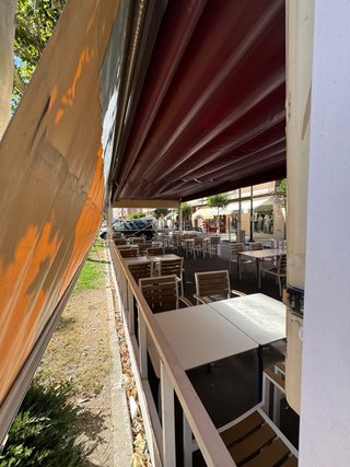 Terraza restaurante 4,50 x 10,50m