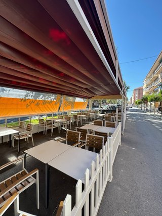 Terraza restaurante 4,50 x 10,50m