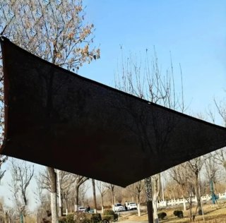 TOLDO VELA RECTANGULAR DE 3X4 COLOR NEGRO